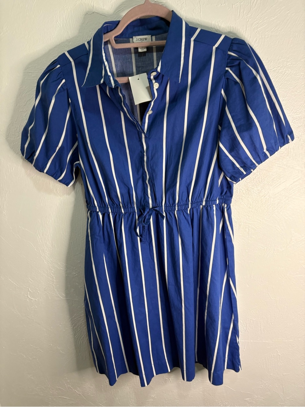 J.Crew Short-sleeve tie-waist mini dress - Picture 6 of 7